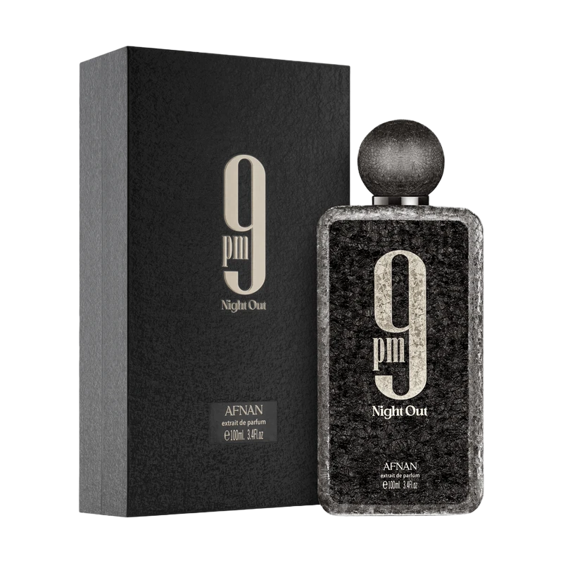 Afnan - 9pm Night Out Extrait de Parfum 100ml con su caja
