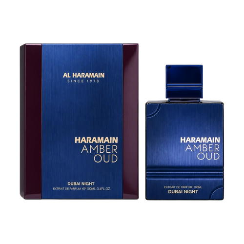Al Haramain - Amber Oud Dubai Night Extrait de Parfum 100ml con su caja