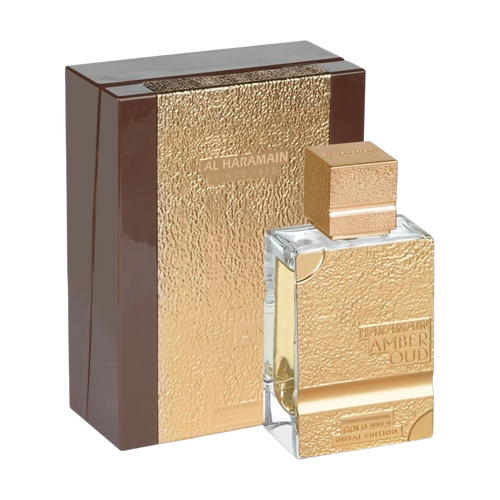 Al Haramain - Amber Oud Gold 999.9 Dubai Edition Extrait de Parfum 100ml con su caja