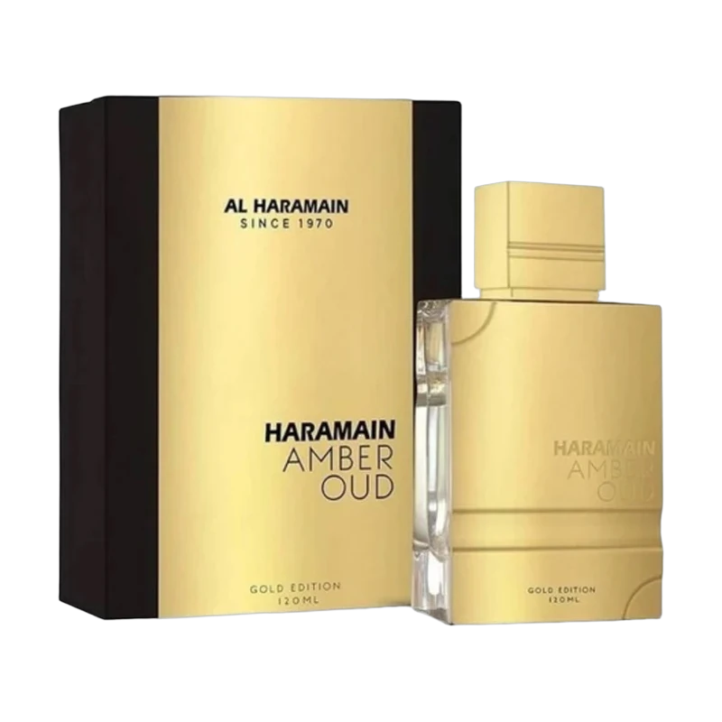 Al Haramain - Amber Oud Gold Edition EDP 120ml con su caja