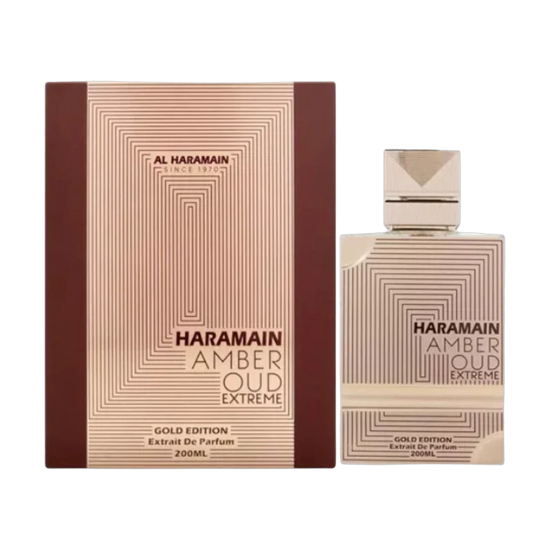 Al Haramain - Amber Oud Gold Edition Extreme Extrait de Parfum 200ml con su caja