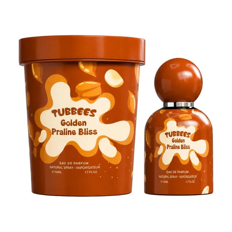 Grandeur - Tubbees Golden Praline Bliss EDP 50ml con su caja