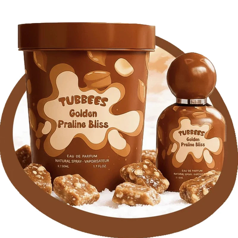 Grandeur - Tubbees Golden Praline Bliss EDP 50ml - imagen editorial