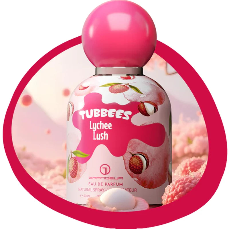Grandeur - Tubbees Lychee Lush EDP 50ml - imagen editorial