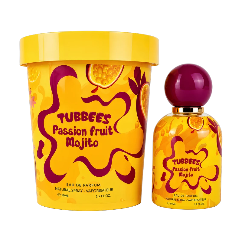 Grandeur - Tubbees Passion Fruit Mojito EDP 50ml con su caja
