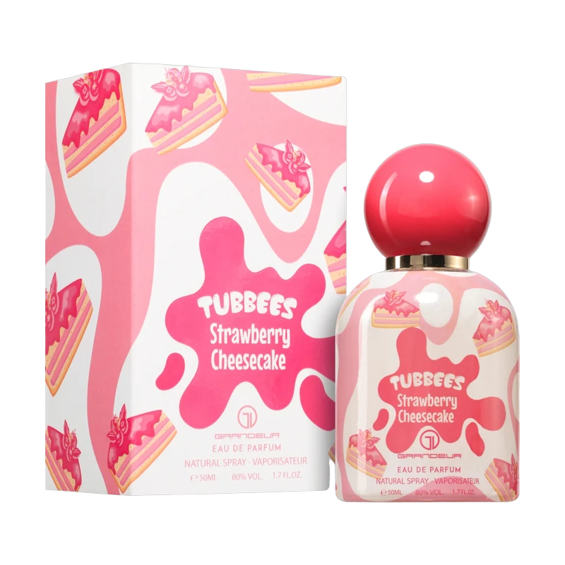 Grandeur - Tubbees Strawberry Cheesecake EDP 50ml con su caja