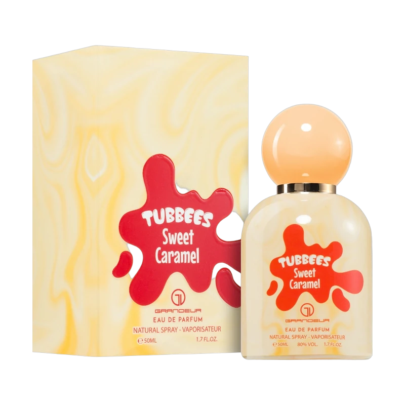 Grandeur - Tubbees Sweet Caramel EDP 50ml con su caja