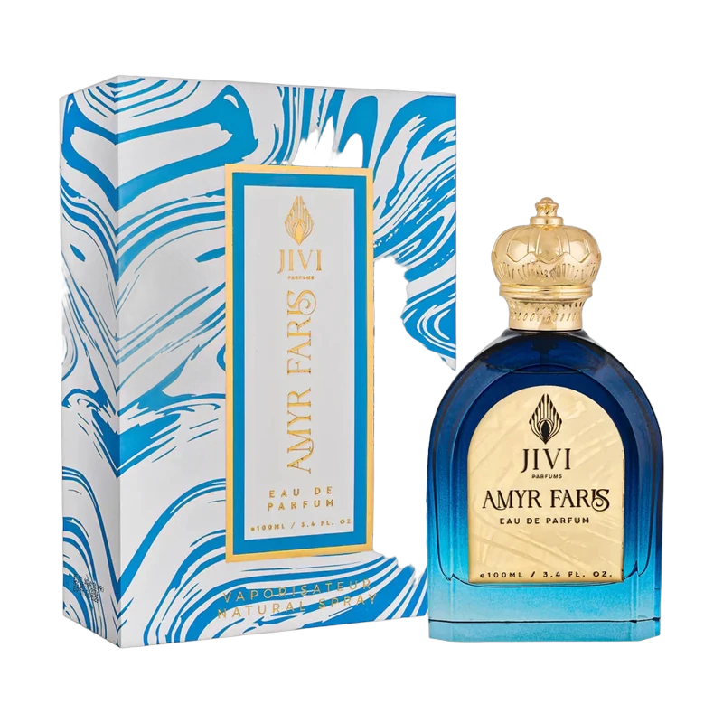 Jivi Parfums - Amyr Faris EDP 100ml con su caja