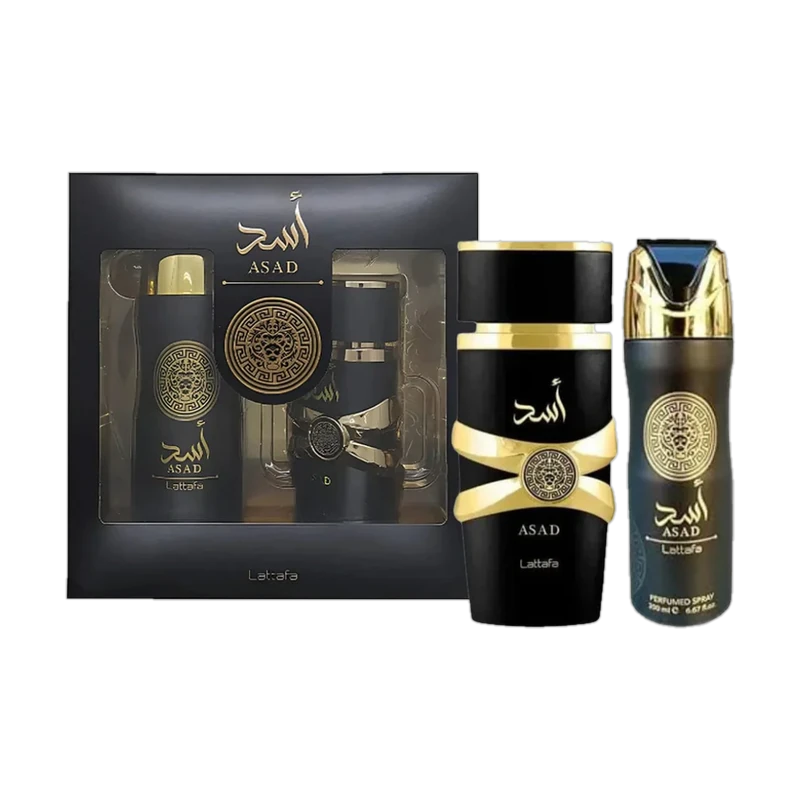 Lattafa - Asad Set EDP 100ml + Body Spray 200ml