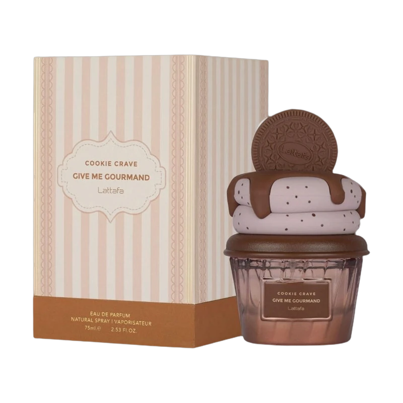 Lattafa - Cookie Crave EDP 75ml con su caja