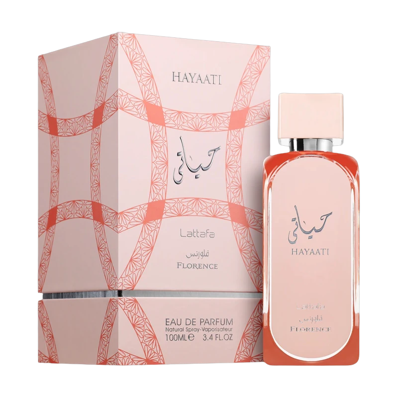 Lattafa - Hayaati Florence EDP 100ml con su caja