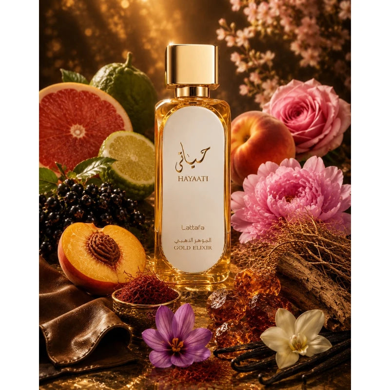 Lattafa - Hayaati Gold Elixir EDP 100ml - imagen editorial