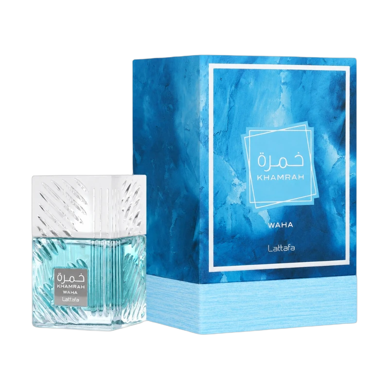 Lattafa - Khamrah Waha EDP 100ml con su caja