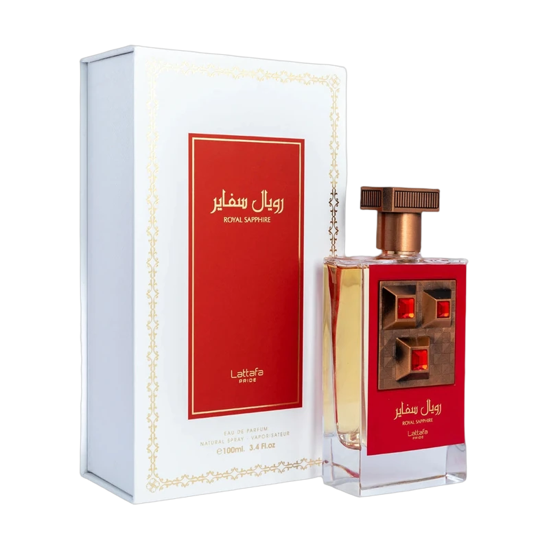 Lattafa - Pride Royal Sapphire EDP 100ml con su caja
