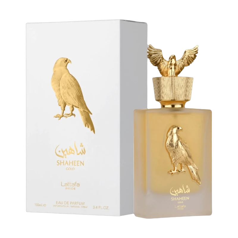 Caja de Lattafa - Shaheen Gold EDP 100ml
