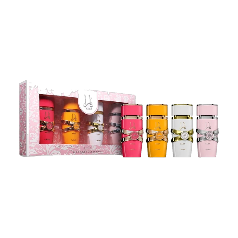 Lattafa - Yara Collection Set 4 x 25ml con su caja