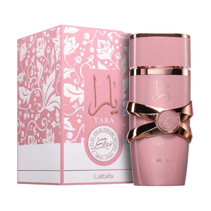 Lattafa - Yara Elixir EDP 100ml con su caja