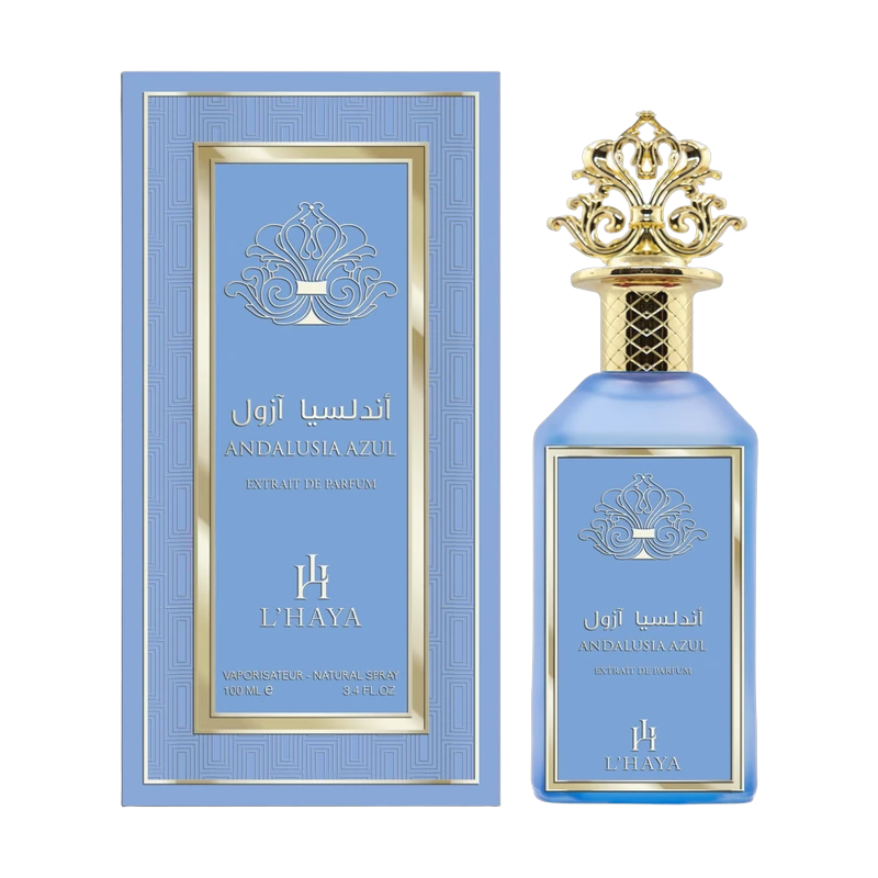 L'Haya - Andalusia Azul Extrait de Parfum 100ml con su caja