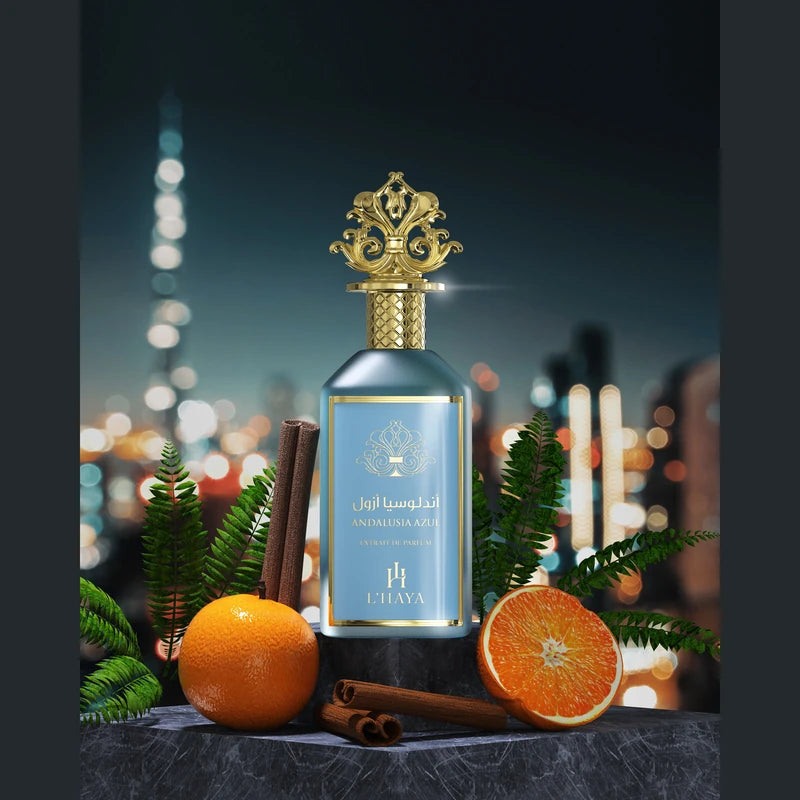 L'Haya - Andalusia Azul Extrait de Parfum 100ml - imagen editorial
