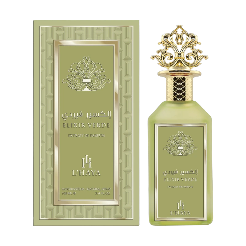L'Haya - Elixir Verde Extrait de Parfum 100ml con su caja