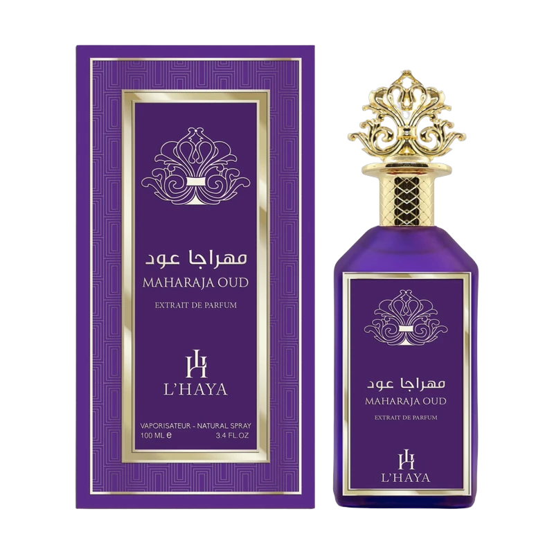 L'Haya - Maharaja Oud Extrait de Parfum 100ml con su caja