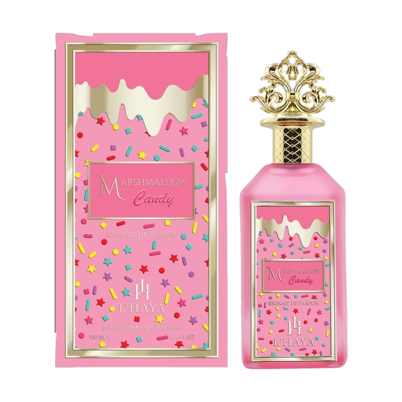 L'Haya - Marshmallow Candy Extrait de Parfum 100ml con su caja