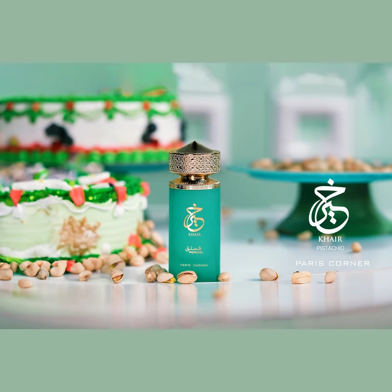 Paris Corner - Khair Pistachio EDP 100ml - imagen editorial