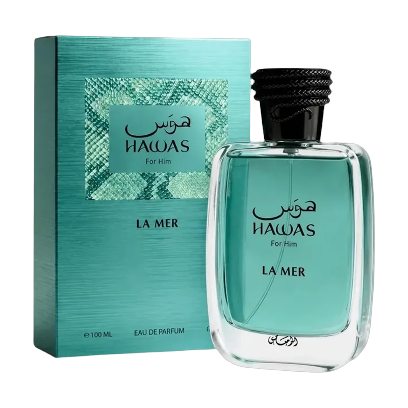 Rasasi - Hawas La Mer EDP 100ml con su caja