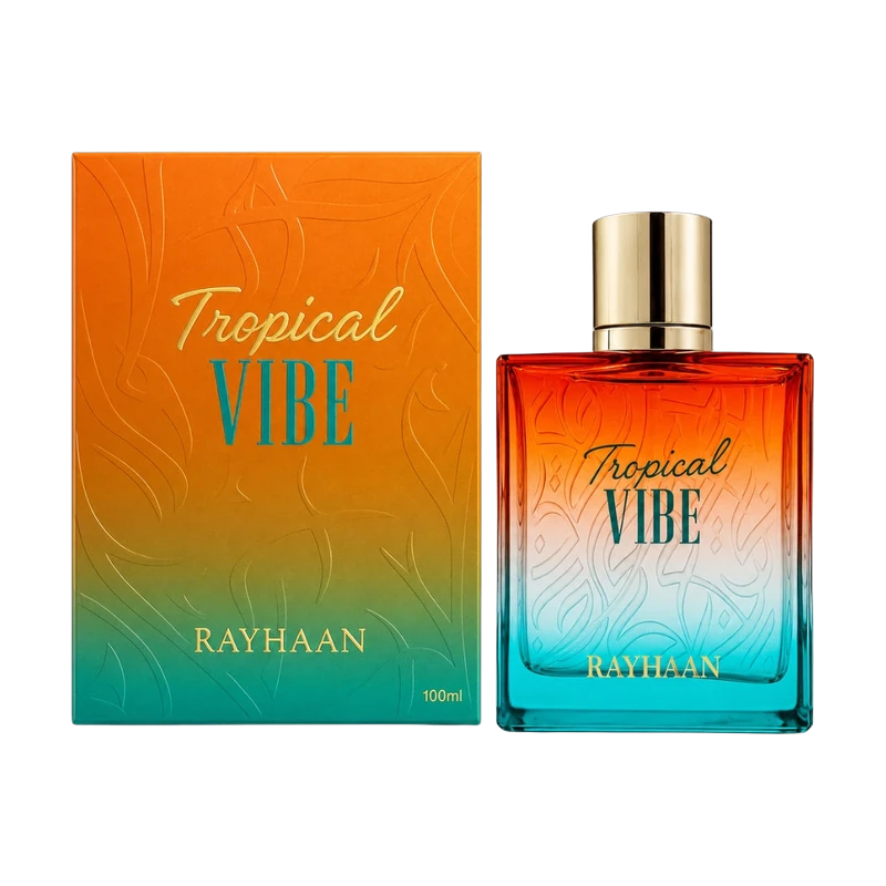 Rayhaan - Tropical Vibe EDP 100ml con su caja