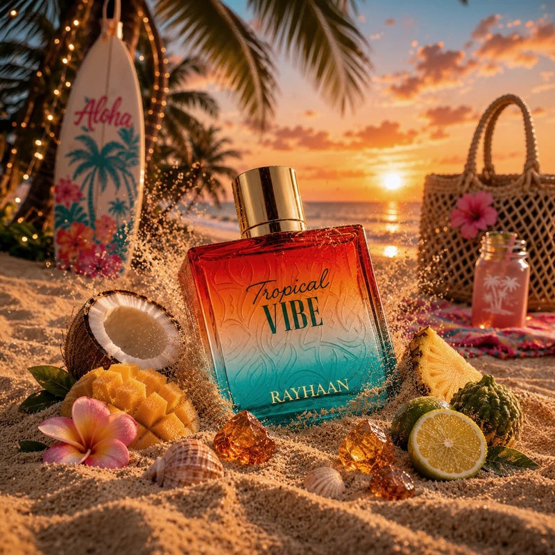 Rayhaan - Tropical Vibe EDP 100ml - imagen editorial